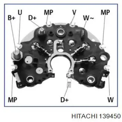 139450 Hitachi мост диодный генератора