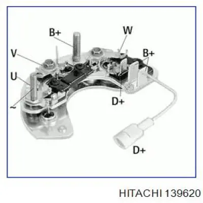 139620 Hitachi мост диодный генератора
