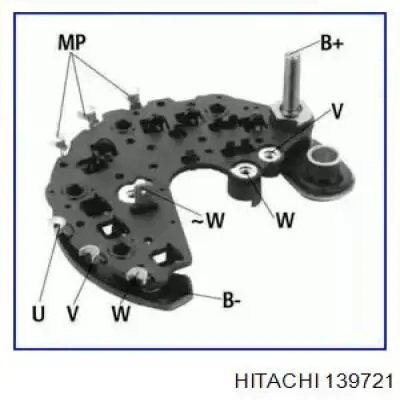 139721 Hitachi мост диодный генератора