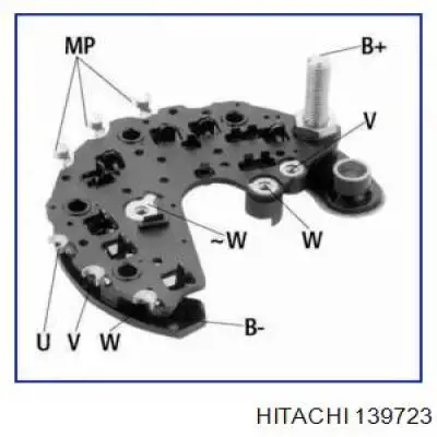 139723 Hitachi мост диодный генератора