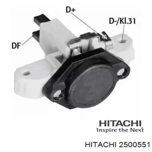 2500551 Hitachi relê-regulador do gerador (relê de carregamento)