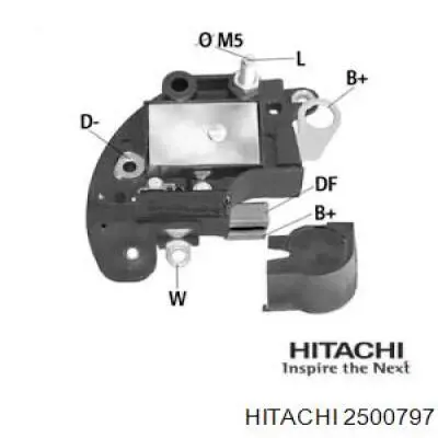 2500797 Hitachi relê-regulador do gerador (relê de carregamento)