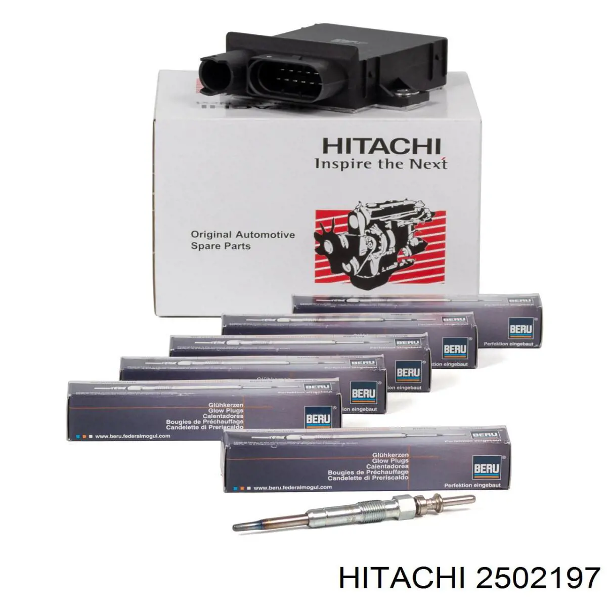 Relé de bujía de precalentamiento 2502197 Hitachi