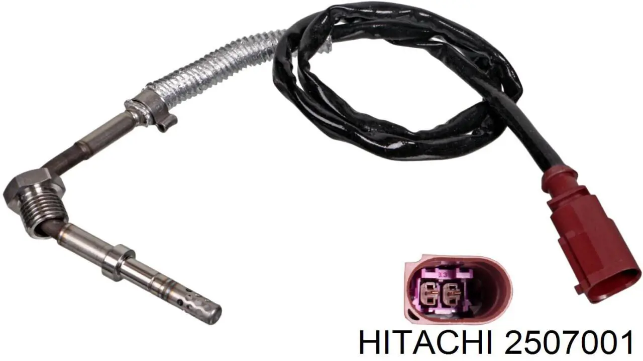 2507001 Hitachi датчик температуры отработавших газов (ог, перед сажевым фильтром)