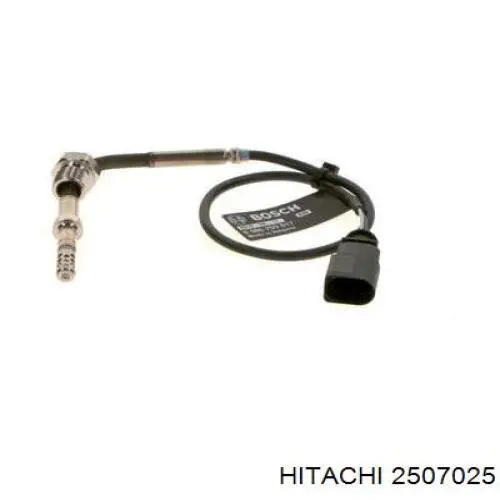 Sensor de temperatura, gas de escape, antes de turbina 2507025 Hitachi