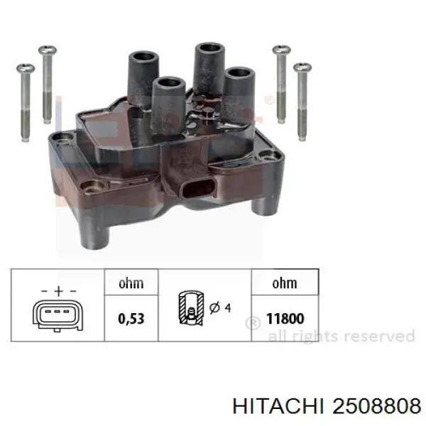 2508808 Hitachi катушка
