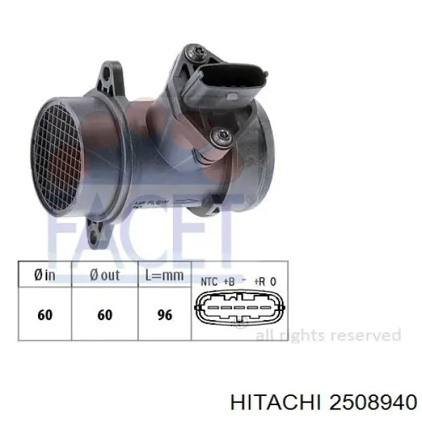 Купить 2508940 Hitachi Воздухомер