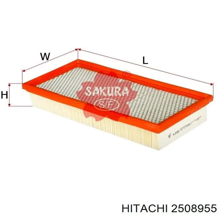 Датчик массового расхода воздуха Hitachi 2508955 цена, от 53.28 USD