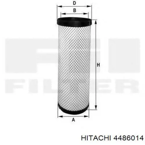 Воздушный фильтр 4486014 Hitachi