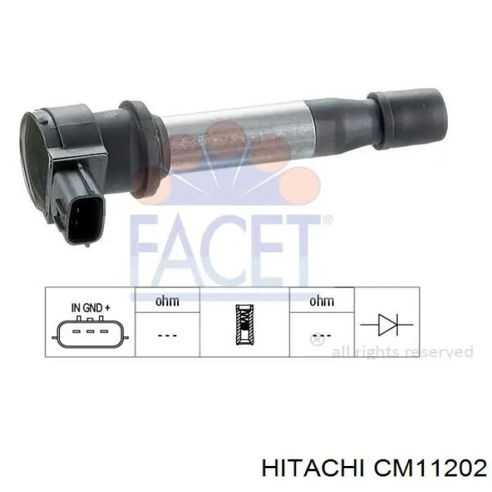 Катушка зажигания CM11202 Hitachi