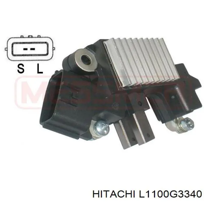 L1100G3340 Hitachi relê-regulador do gerador (relê de carregamento)