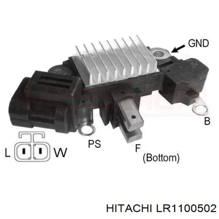 LR1100502 Hitachi gerador