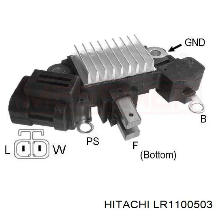 LR1100503 Hitachi Генератор автомобильный