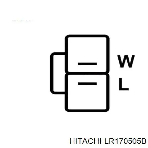 LR170505B Hitachi Генератор автомобильный