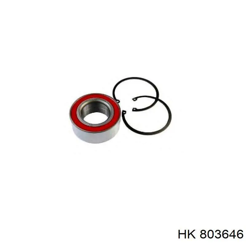 Комплект подшипника ступицы колеса HK 803646 цена, от 9.35 USD