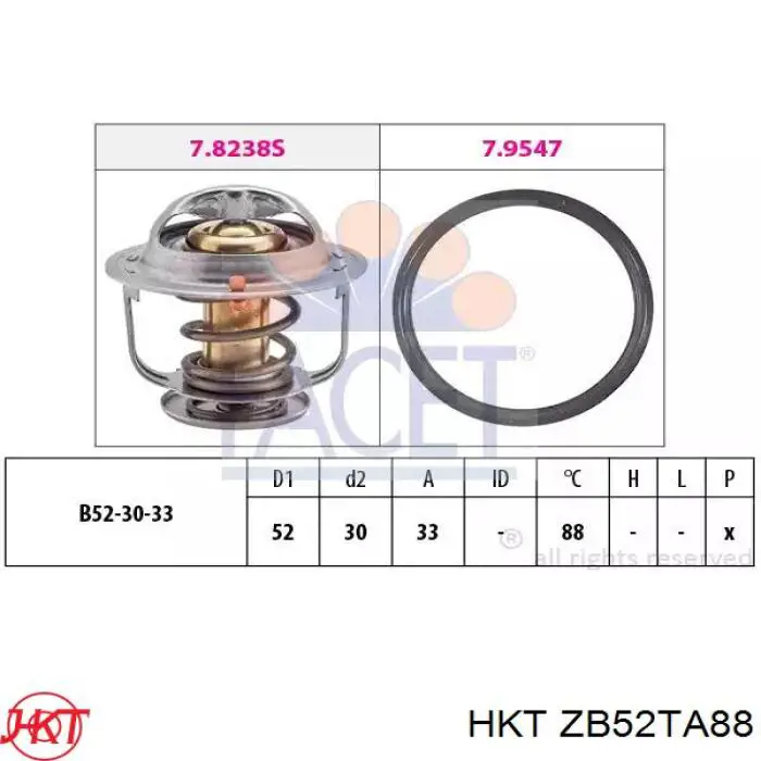 ZB52TA88 HKT