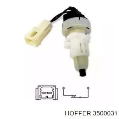 Датчик включения стопсигнала 3500031 Hoffer