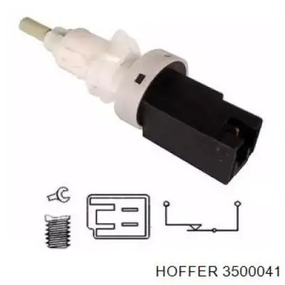 Датчик включения сцепления 3500041 Hoffer