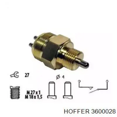 0035456414 Mercedes Датчик включения фонарей заднего хода