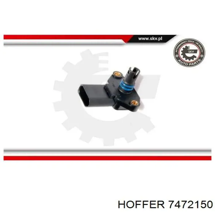 Sensor De Presion Del Colector De Admision 7472150 Hoffer