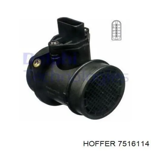 Датчик массового расхода воздуха Hoffer 7516114 цена, от 47.81 USD