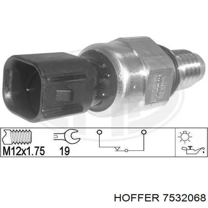 7532068 Hoffer датчик насоса гидроусилителя
