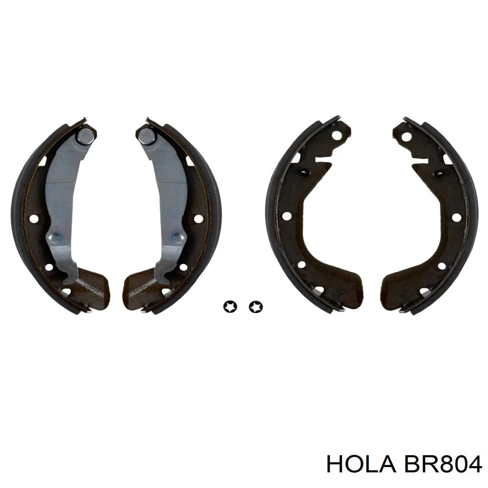 Купить BR804 Hola Задние барабанные тормозные колодки