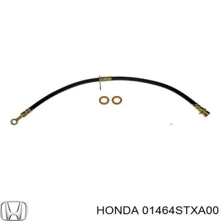01464STXA00 Honda шланг тормозной передний
