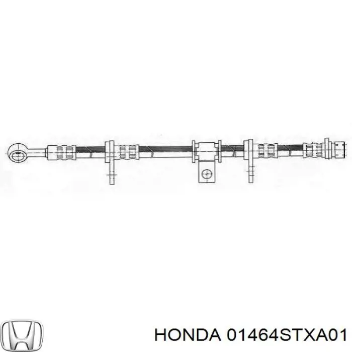 Шланг тормозной передний Honda 01464STXA01