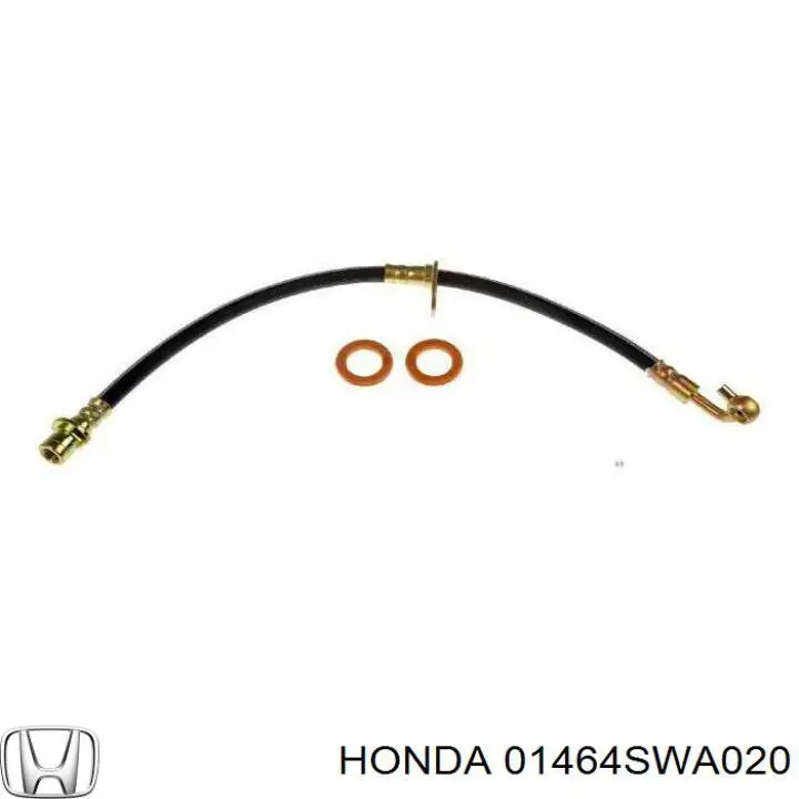 Купить 01464SWA020 Honda Шланг тормозной передний, правый