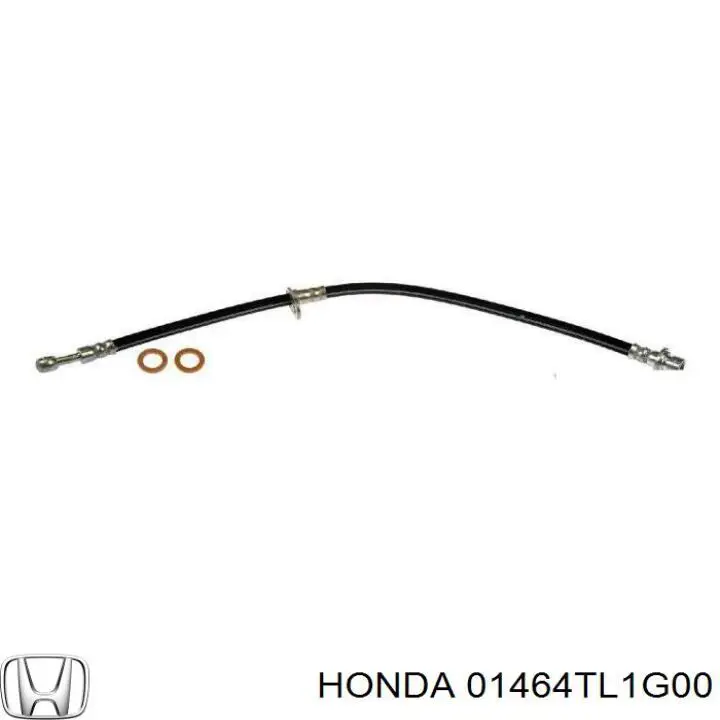 01464TL1G00 Honda шланг тормозной передний правый