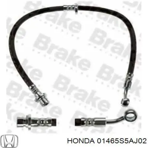 Шланг тормозной передний, левый Honda 01465S5AJ02 цена, от 16.54 USD