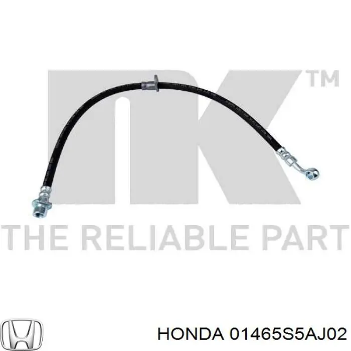 Купить 01465S5AJ02 Honda Шланг тормозной передний левый