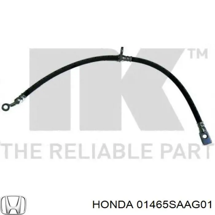 Tubo flexible de frenos delantero izquierdo 01465SAAG01 Honda