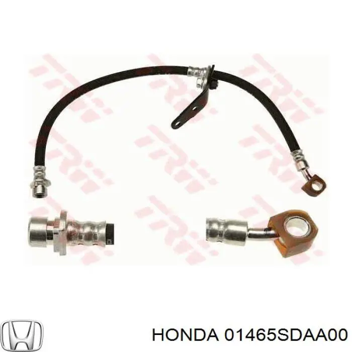 01465SDAA00 Honda шланг тормозной передний левый