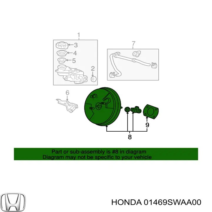 Купить 01469SWAA00 Honda ВУТ