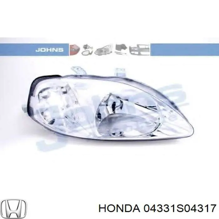 Фара правая 04331S04317 Honda