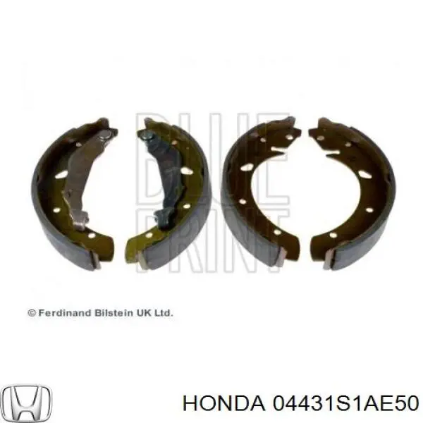 04431S1AE50 Honda колодки тормозные задние барабанные