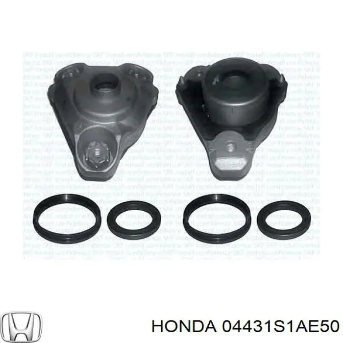 Купить 04431S1AE50 Honda Задние барабанные тормозные колодки