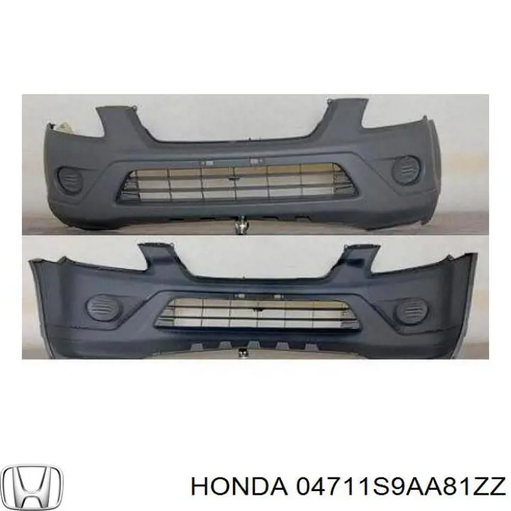 Передний бампер 04711S9AA81ZZ Honda
