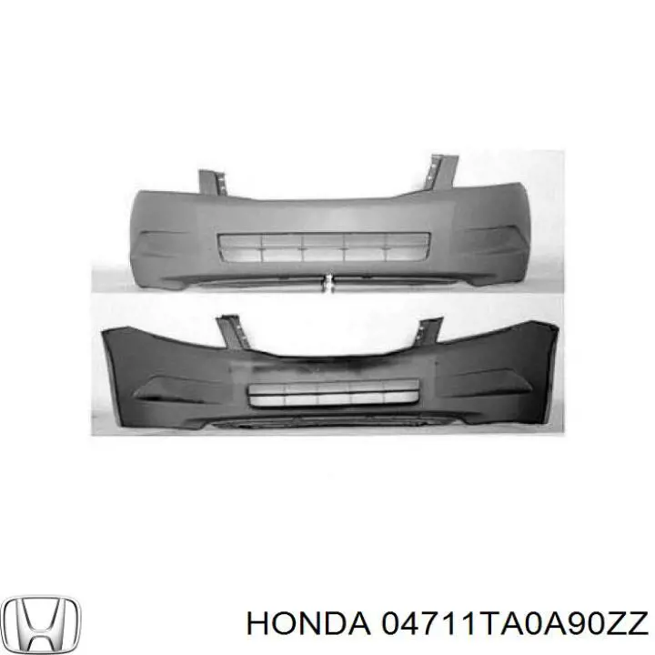 Передний бампер на Honda Accord LX 