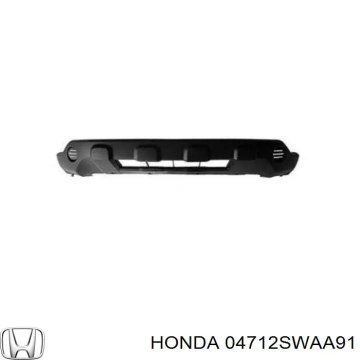 Бампер передний, нижняя часть Honda 04712SWAA91