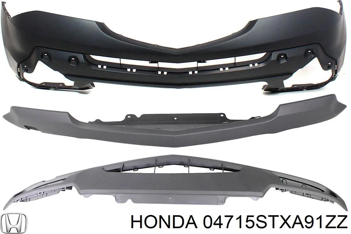 Parachoques trasero 04715STXA91ZZ Honda/Acura