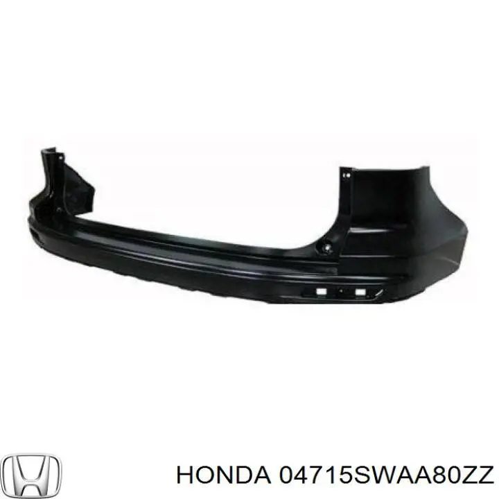 Pára-choque traseiro, parte superior para Honda CR-V (RE)