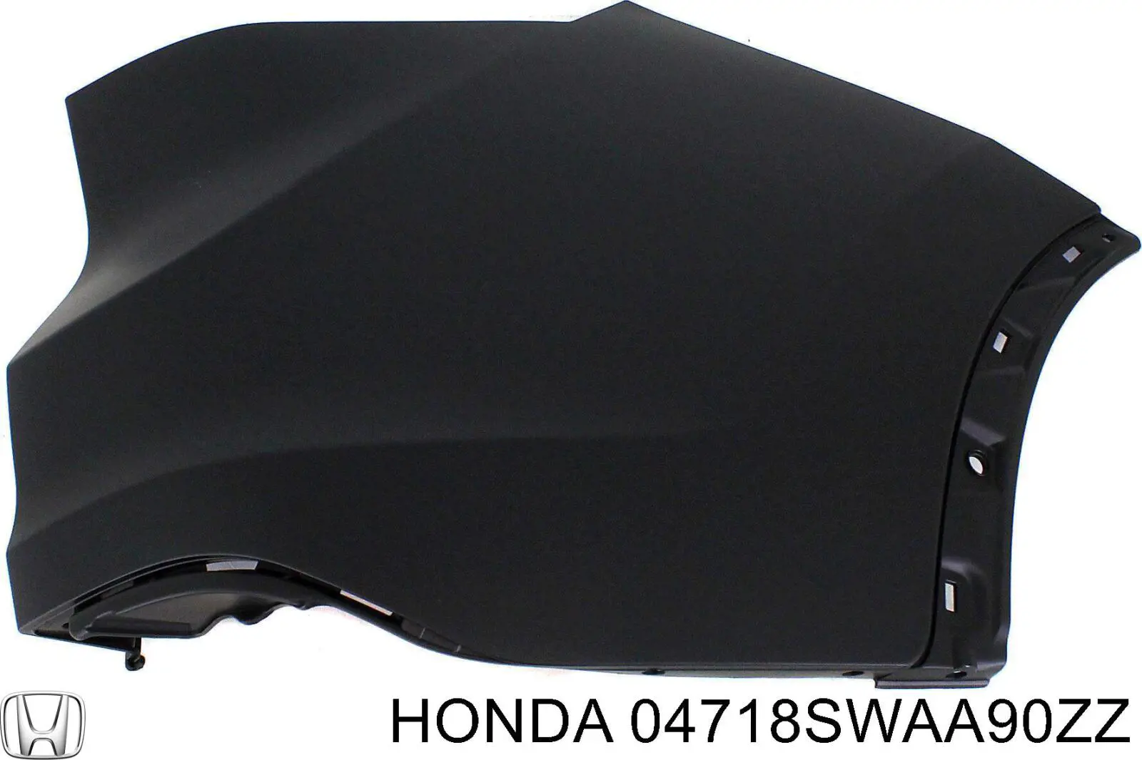 04718SWAA90ZZ Honda бампер задний, левая часть
