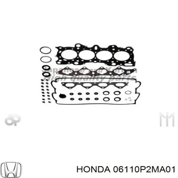 Комплект прокладок двигателя верхний на Honda Civic VI 