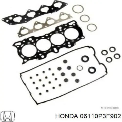 Комплект прокладок двигателя верхний Honda 06110P3F902