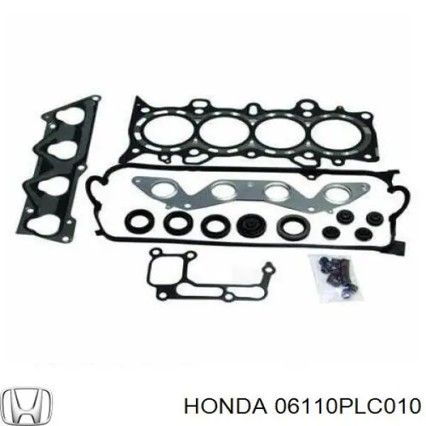 Комплект прокладок двигателя верхний Honda 06110PLC010