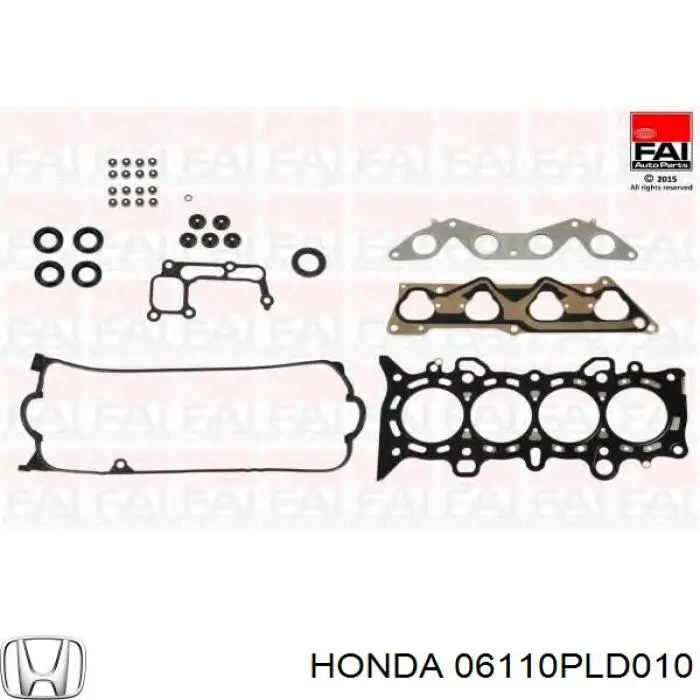 Верхний комплект прокладок двигателя Honda 06110PLD010 цена, от 69.84 USD