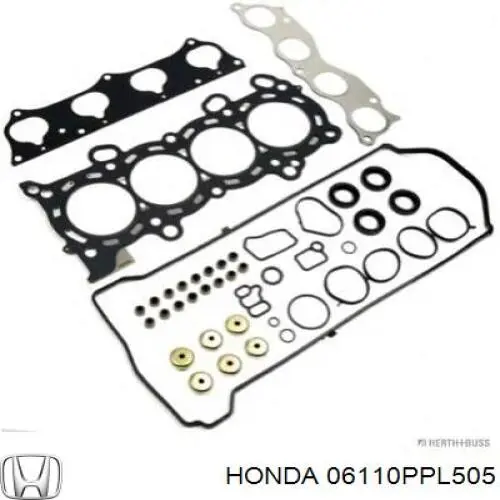 Комплект прокладок двигателя верхний Honda 06110PPL505